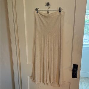 Altar'd State Cream A-Line Skirt